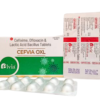 Cefixime 200 mg Ofloxacin 200 mg Lactobacillus 2.5 Million Spores Tablets