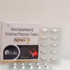 Serratiopeptidase 10 mg Diclofenac Potassium 50 mg Tablet